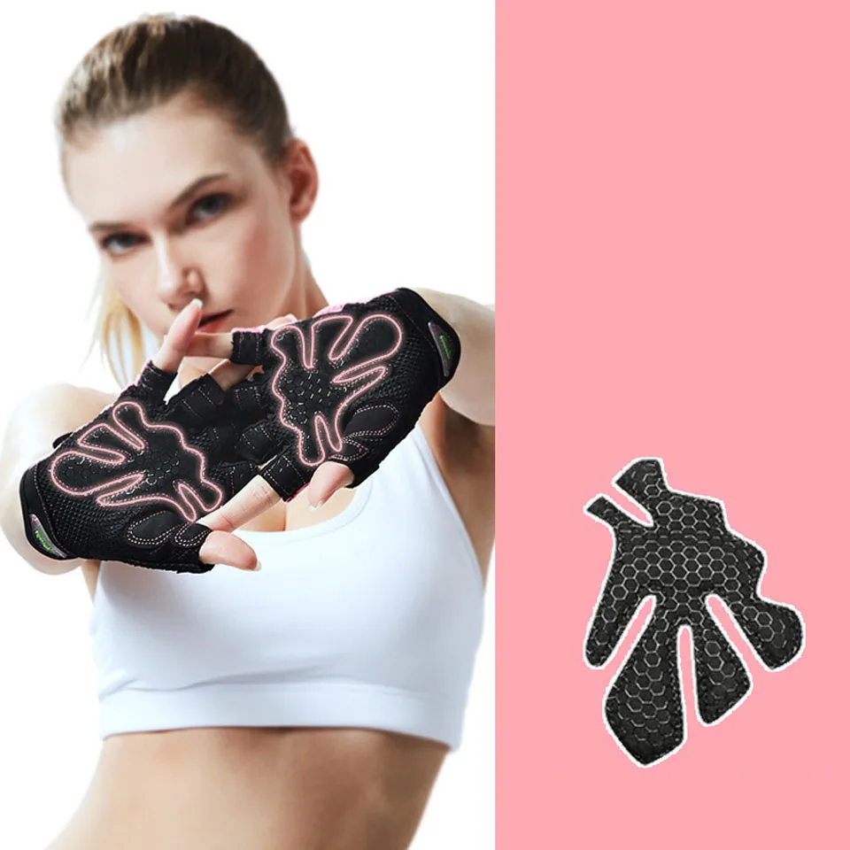 Профессиональные перчатки для тренажерного зала женские дышащие спортивные