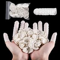 50100pcs white disposable anti static rubber latex finger cots diy silicone uv resin glue molds epoxy making tool accessories
