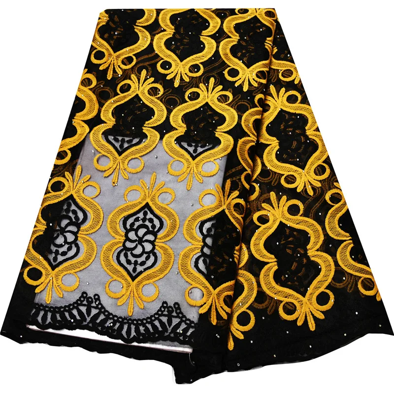 

5 ярдов, 2020, высококачественное кружево, африканский тюль, кружево для женского платья, новая фиолетовая кружевная ткань, нигерийская кружев...