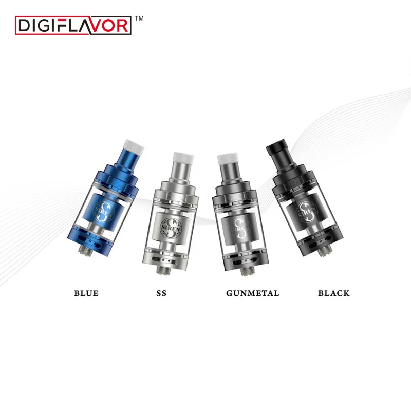 Оригинальный атомайзер Digiflavor Siren V2 GTA MTL бак 2 мл диаметр 22 мм и 9 регулировки
