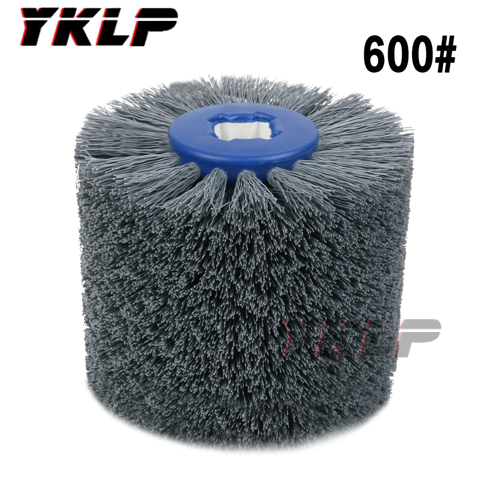 

1 шт., 120*100*20 мм, нейлоновый абразивный проволочный барабан, полировальное колесо, электрическая щетка для деревообработки, металлообработки, зернистость 80/120/180/240/320