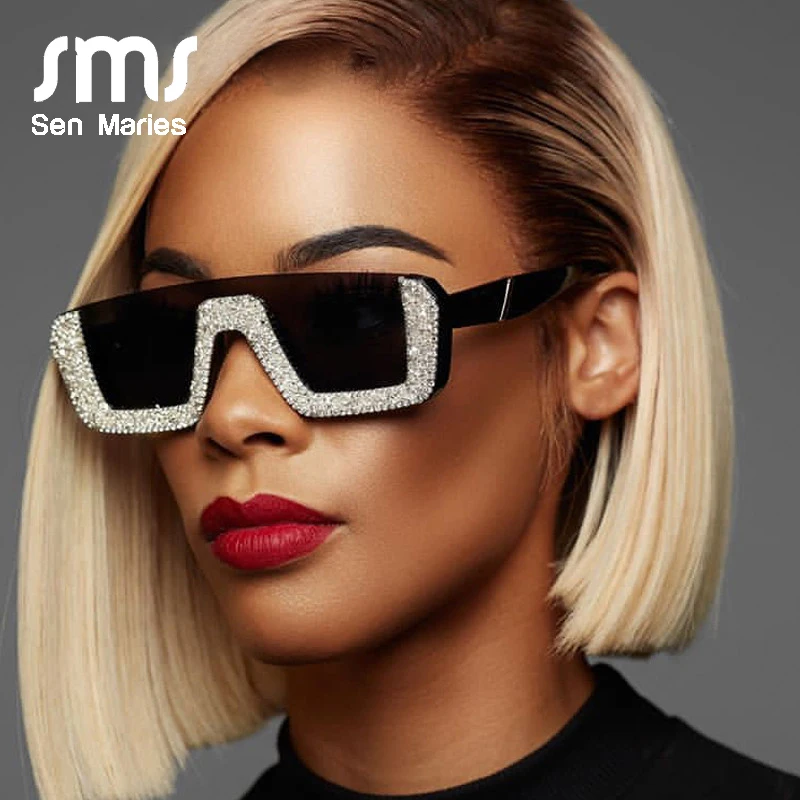 Солнцезащитные очки с квадратными линзами UV400 для мужчин и женщин роскошные