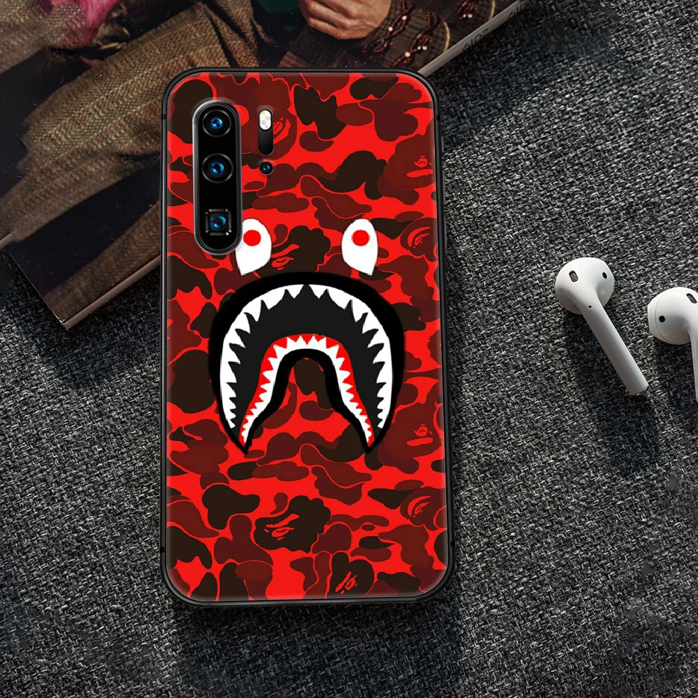 

Camouflage Pattern Camo bape Phone Case For Huawei P Mate 10 20 30 40 Lite Pro smart Z 2019 nova 5t black Etui Silicone Coque