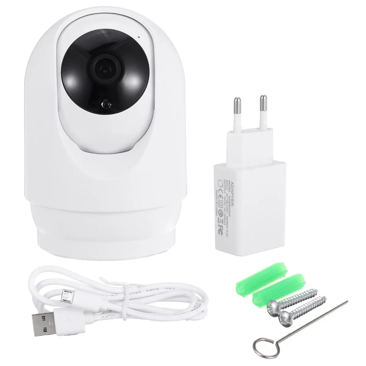 

GUUDGO 1080P HD WiFi Smart IP Camera Monitor 2MP Two-Way Audio Night Vision Security Monitor Home Security Surveillance Camera