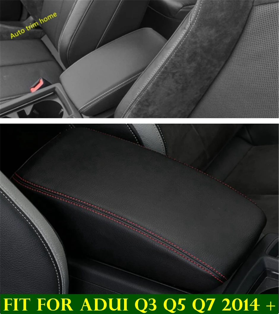 

Car Accessories Central Armrest Storage Box Mats Cushion Cover Protector Waterproof Pad Carpet Kit Fit For Audi Q3 2019 - 2022