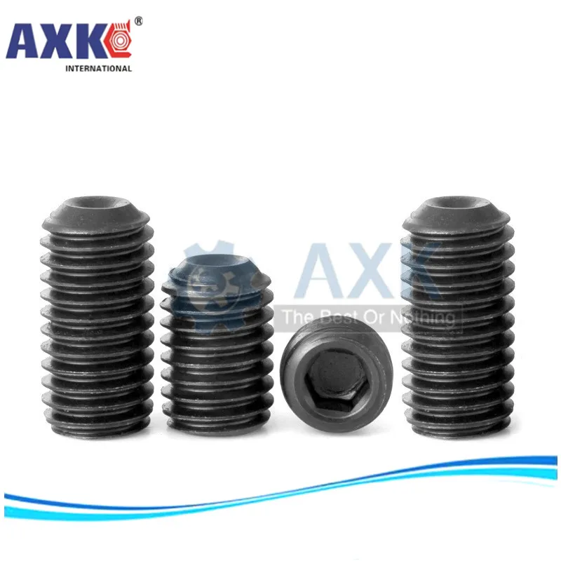 AXK винты из черной углеродистой стали с резьбой набор винтов внутренним
