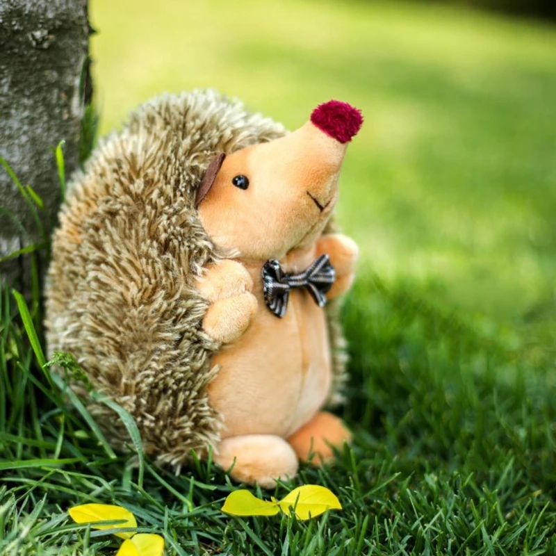 

77HD Lovely Hedgehog Stuffed Animals, Cuddly Huggable Cute Dolls Plush Hedgehog Toy for Kids Babies Christmas Bed Time Gift