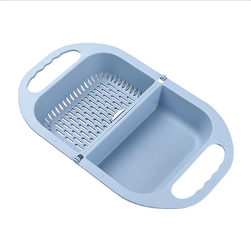 Складная корзина для слива Дуршлаг Корзина Для Мытья фруктов и овощей фильтр