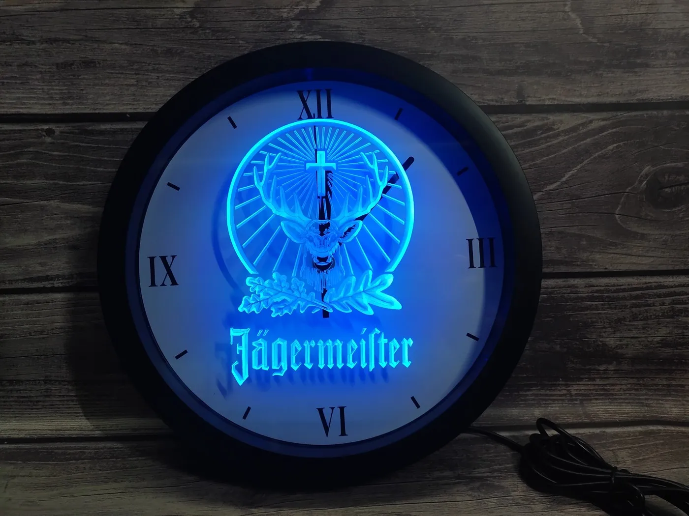 0r001 приложение Jagermeister Rgb светодиодные неоновые вывески настенные часы | Дом и сад