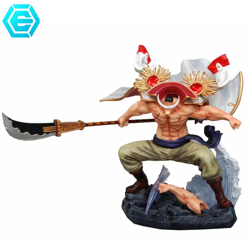 アニメワンピースgkエドワード ニューゲートバトル神明らか白ひげpvcアクションフィギュアのおもちゃの装飾モデル Leather Bag