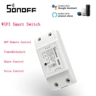 Itead SONOFF Basic R2 мини модуль сделай сам Wi-Fi выключатель света беспроводной APP дистанционный переключатель 220 в умный дом электрические переключатели