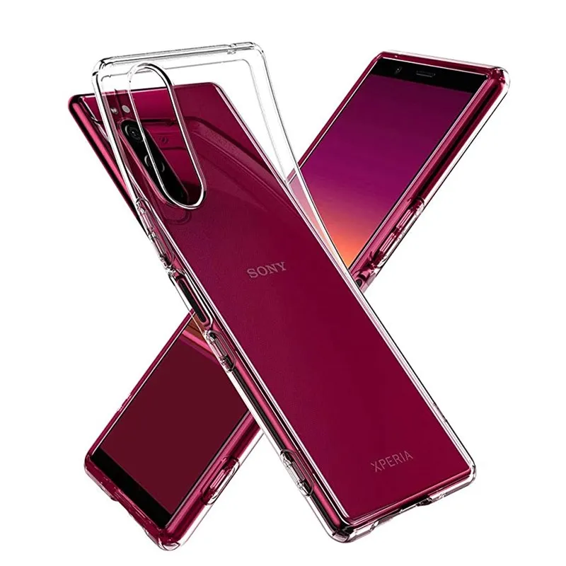 Прозрачный чехол-бампер для Sony Xperia 1 5 10 III XA XA2 XZ XZ1 XZ2 XZ3 Plus Ультратонкий чехол из