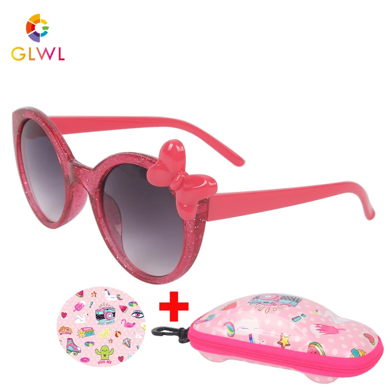 

Детские солнцезащитные очки с коробкой, солнцезащитные очки, Поляризационные детские эластичные очки в оправе, чехол для автомобиля, солнц...