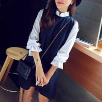 special price spring autumn loose maternity dress women clothing with long sleeves fake two maternity skirtfree shipping
