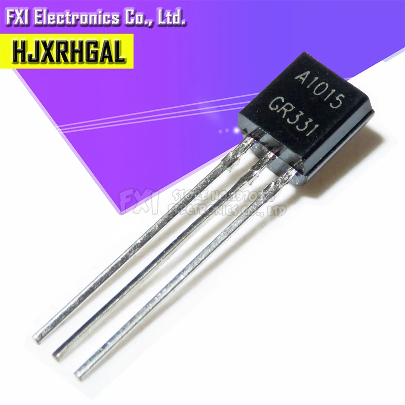 100PCS 2SA1015 TO92 A1015 TO-92 1015 0.15A 50V PNP triode Transistor new original | Электронные компоненты и