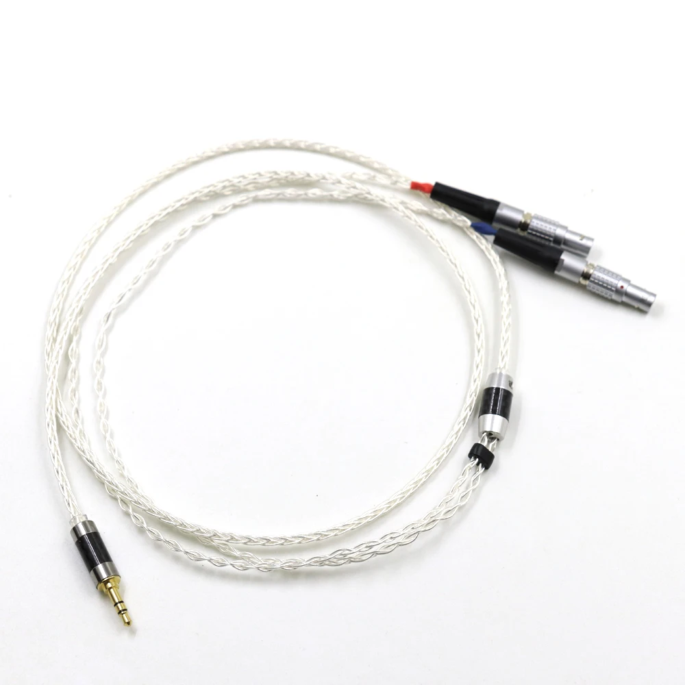 Haldane HIFI SilverComet Taiwan 7N Litz Earbud Upgrade Cable for Focal Utopia ELEAR Headphones Earphone