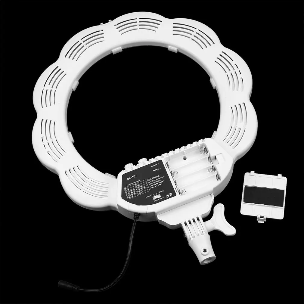 384 шт. суперъяркая светодиодная кольцевая лампа с регулируемой яркостью для
