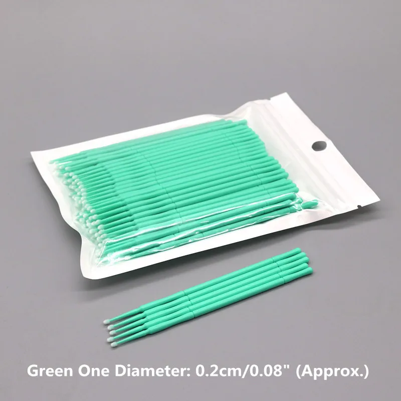 Щёточки для наращивания ресниц MicroBrush одноразовые щёточки щётки коррекции Micro Brush