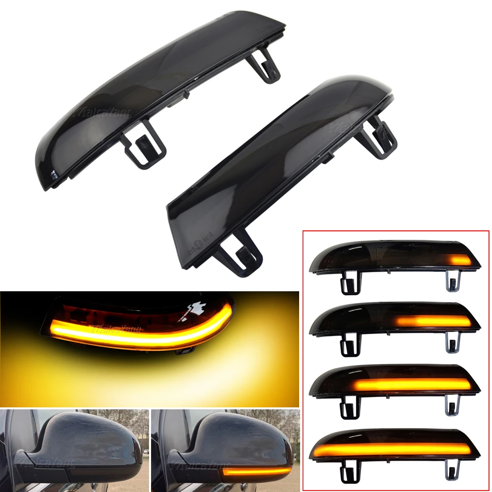 Динамический сигнал поворота светодиодный зеркало заднего вида Индикатор