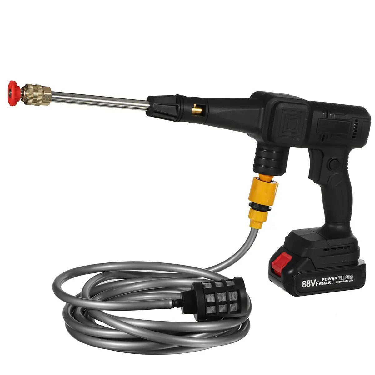 41%OFF) Купить 15000 мА ч 30 бар Беспроводной водяной пистолет высокого ...