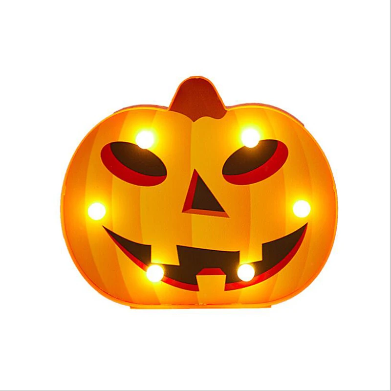 

Halloween Spider Bat Pumpkin Ghost Skull LED Light Lamp Party Indoor Table Decor