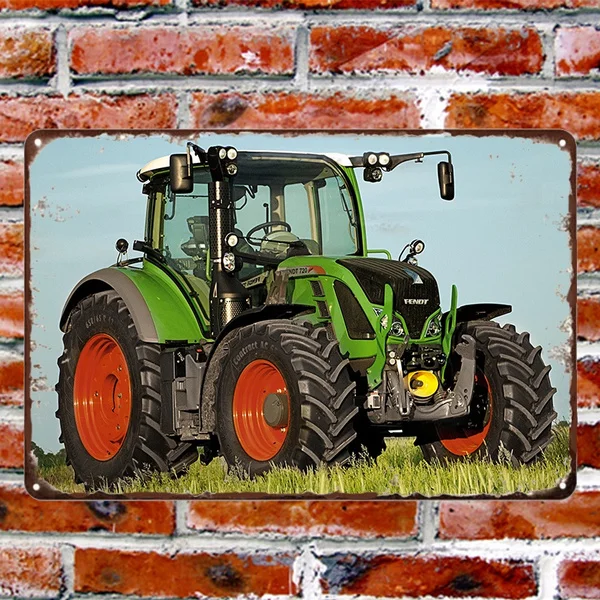 

Tractor Metal Tin Sign Wall Painting Posters Garage Wall Decor Coffee Tin Sign