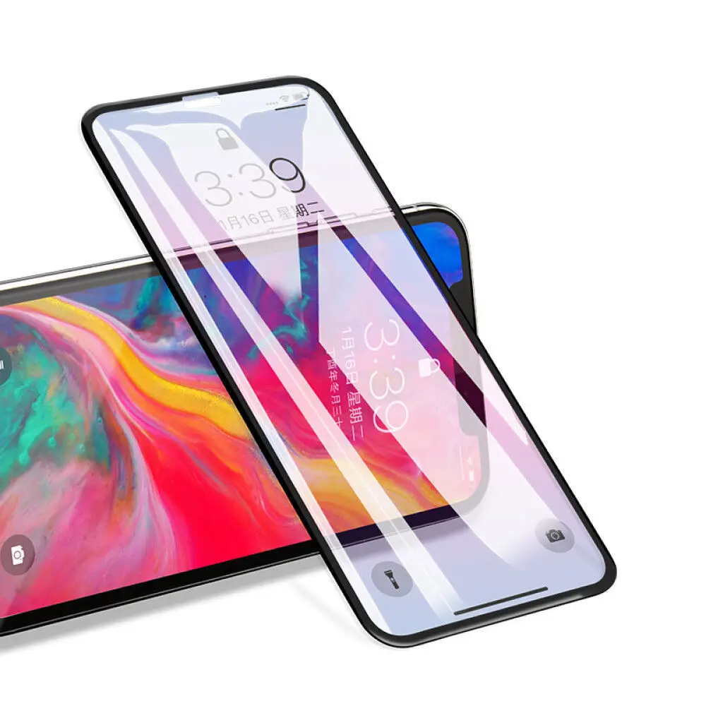 Для iPhone 11 2019 XS MAX XR полное покрытие передний экран Защитная пленка для 5 8 6 1 дюймов