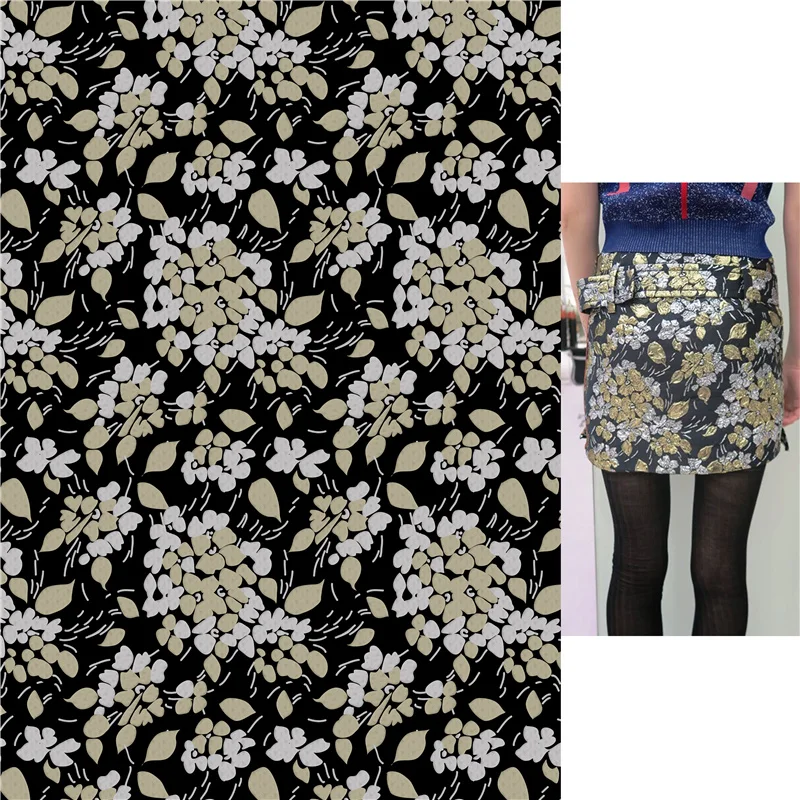 

145 см * см хлопчатобумажная ткань для платья, ткань с принтом на заказ, Высококачественная тонкая эластичная ткань с цветочным рисунком, для ...