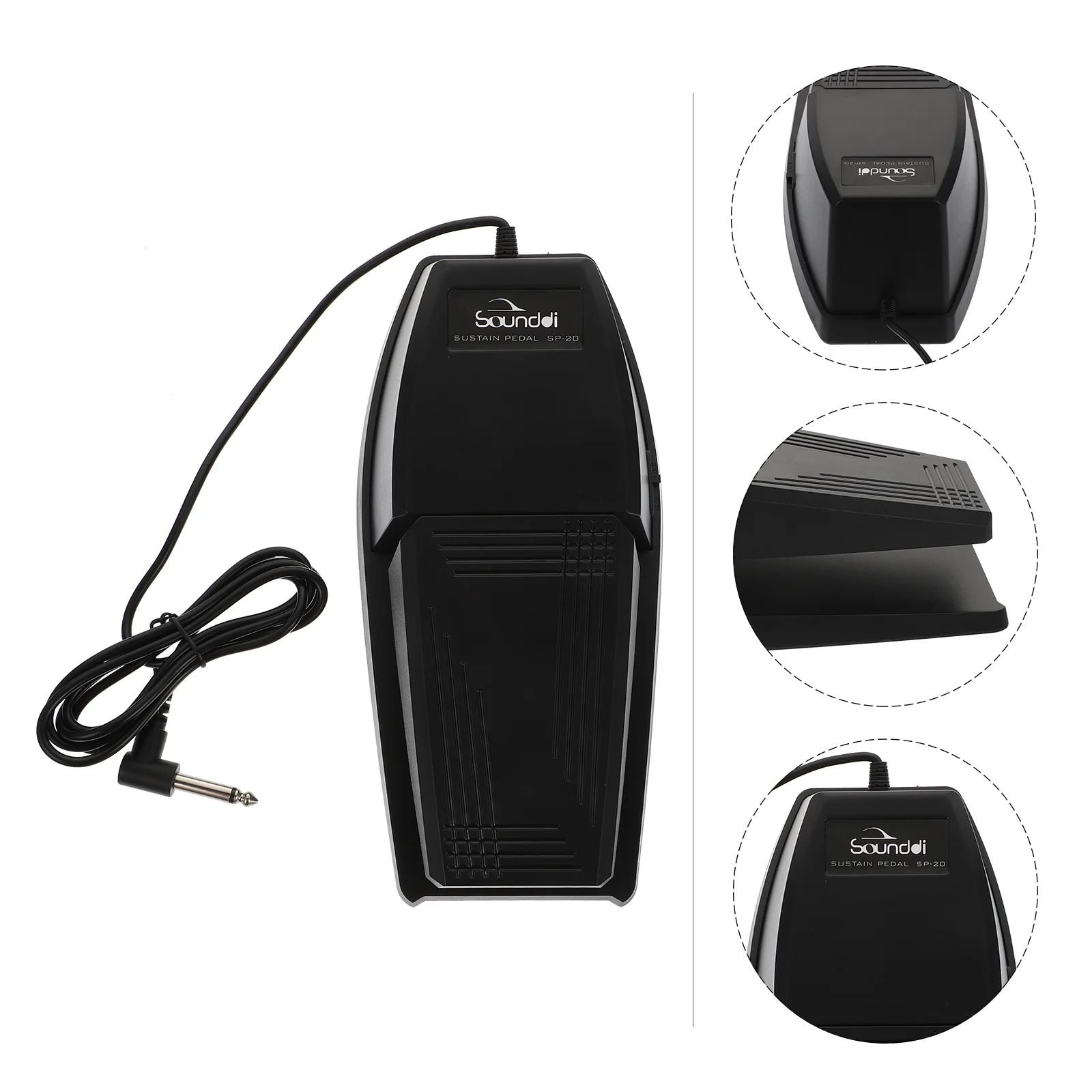 

1 Pc Piano Pedal Portable Piano Keyboard Foot Pedal Instrument Accessory (Black)