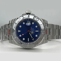 modified watch mens substitute seiko water ghost watch nh35 automatic mechanical watch radial pattern strong luminous