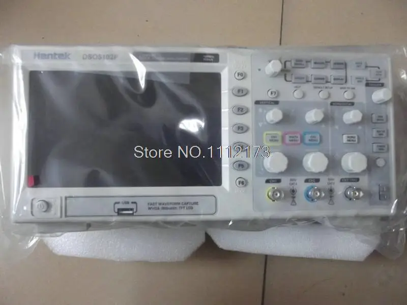 Hantek DSO5000P серия Цифровой осциллограф 70-200 МГц 2 канала 1GSa/s 7 ''TFT lcd цветной дисплей длина записи 40K
