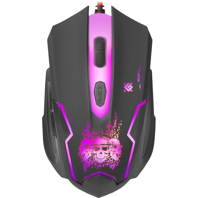 Мышь DEFENDER Skull GM-180L игровая оптическая проводная USB черный [52180] | Компьютеры и офис