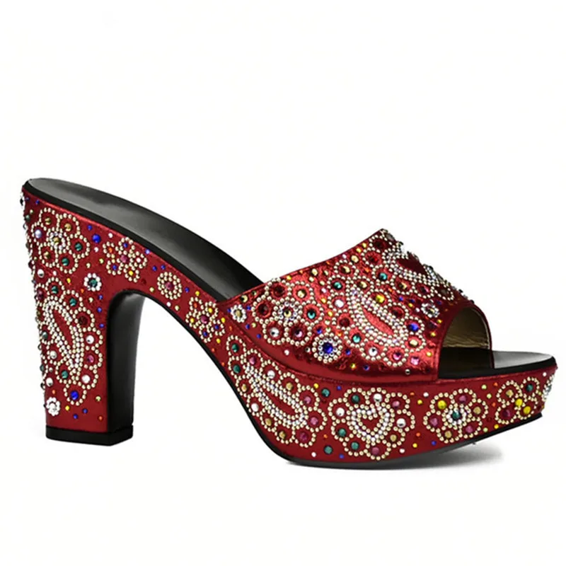 Свадебные женские туфли черного цвета в африканском стиле Большие размеры 43
