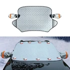Универсальный чехол на лобовое стекло автомобильный Снежный чехол Защита от снега автомобильное окно солнцезащитный чехол для улицы водонепроницаемый противоледяной Мороз авточехлы