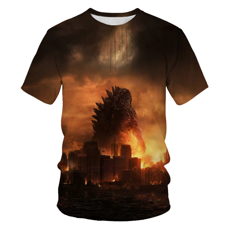 

Movie Sci-Fi Monster 3D Printing T-shirt Demon Killer Men's and Women's T-shirt Summer Breathable Men's T-shirt Round Neck Anime