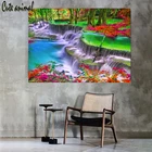 Алмазная 5D картина сделай сам, пейзаж водопада, полный квадратный Круглый Набор для вышивки крестиком, алмазная вышивка, пазл, домашний декор, подарок