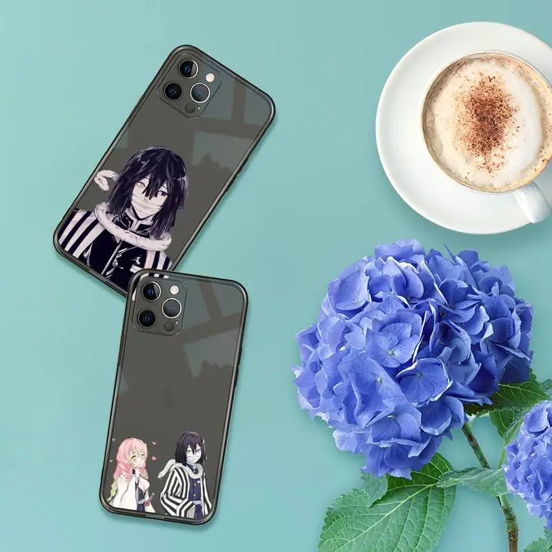 

Iguro Obanai My hero academia Phone Case Transparent for iPhone 7 8 11 12 se 2020 mini pro X XS XR MAX Plus