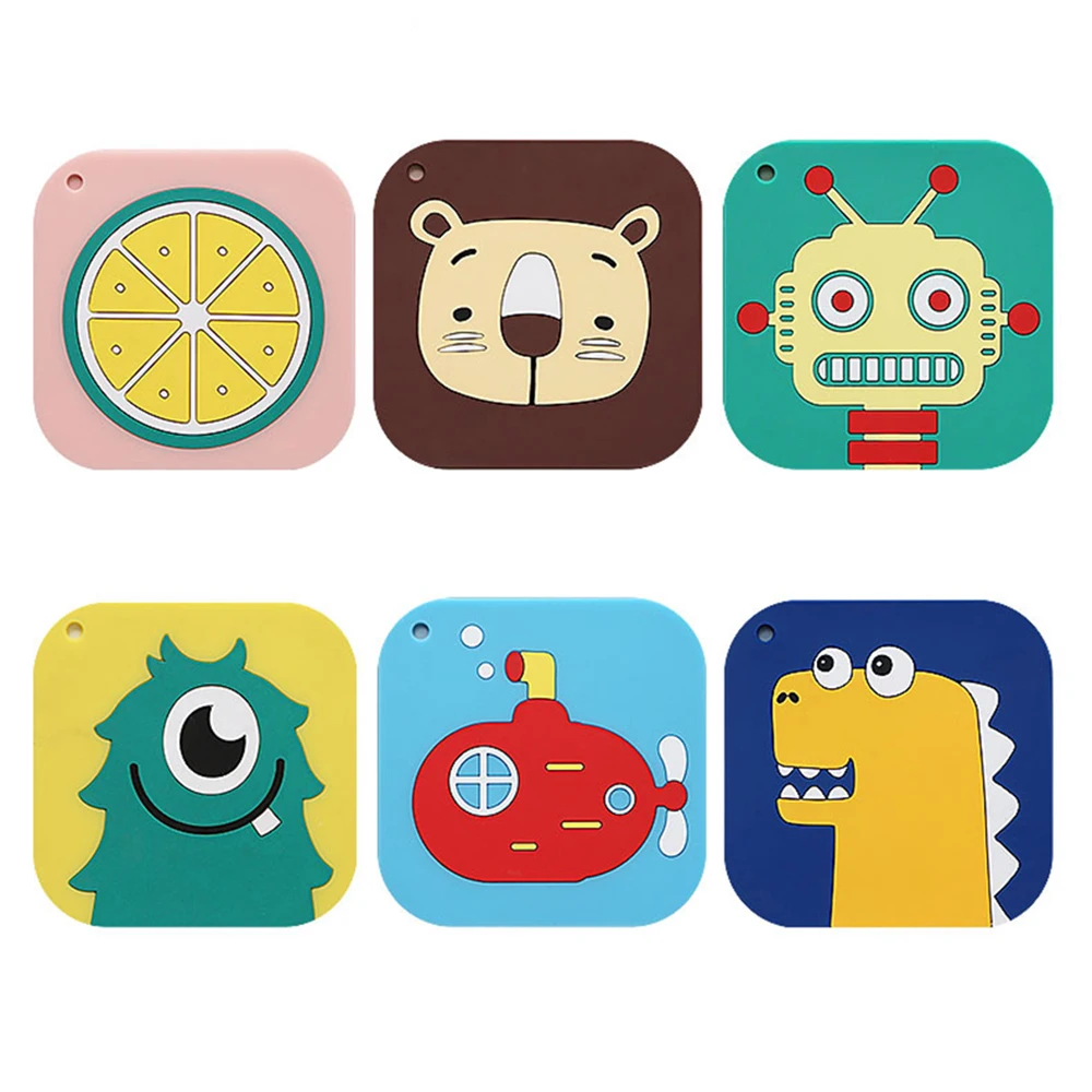 

045 мультяшный Противоскользящий моющийся теплоизоляционный коврик против ожогов подкладка для горшка настольное украшение