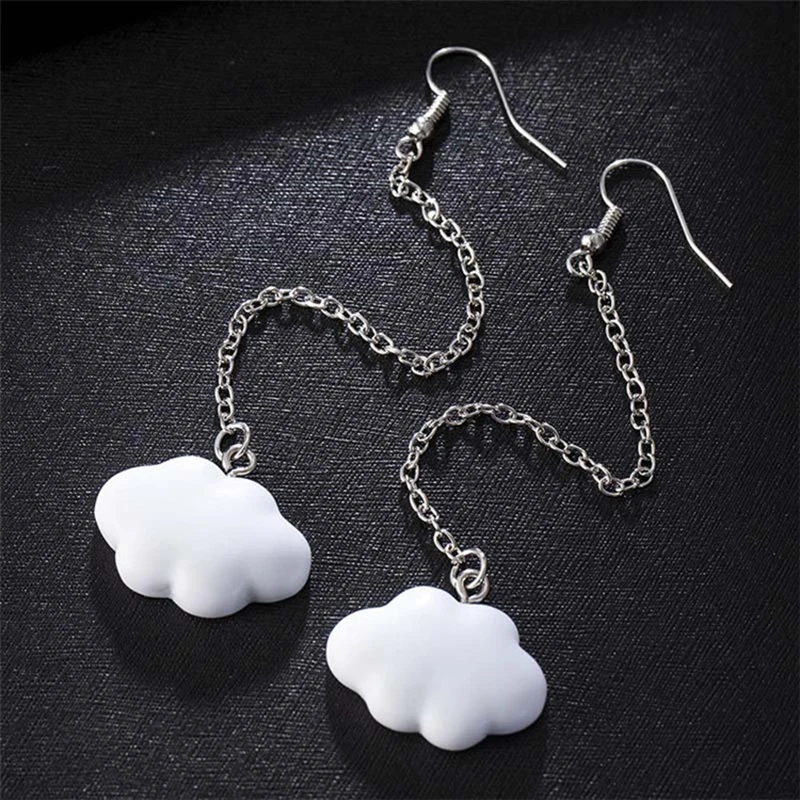 

Cute White Cloud Stud Earrings Delicate Clouds for Women Girls Ear Jewelry Gift Wholesale Gifts