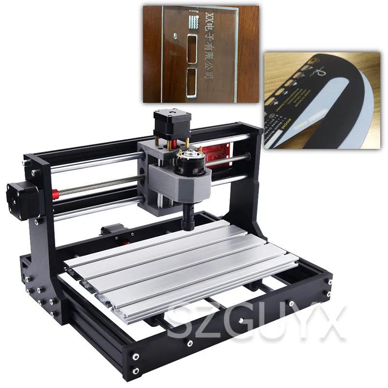 

Настольный Многофункциональный черный Мини Портативный лазерный гравировальный станок с ЧПУ, пластиковый, деревянный, акриловый, мягкий м...