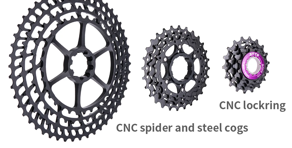 Ультралайтт ZTTO велосипед Freewheel MTB 11 скоростей SLR кассета 11-50T 11s широкий коэффициент Freewheel горный велосипед части для X1 M9000