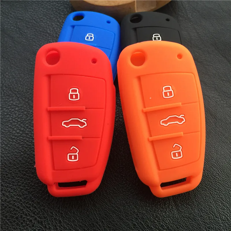 

Car Key Cover Case For Audi Sline A3 A5 Q3 Q5 A6 C5 C6 A4 B6 B7 B8 TT 80 S6 Auto Key Cover Holder Protector Accessories
