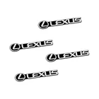 4 шт.компл. автомобильные Алюминиевые наклейки с эмблемой для украшения аудио для Lexus IS200T IS250 RX300 NX RX GS RX330 RX350 CT200 автомобильные аксессуары
