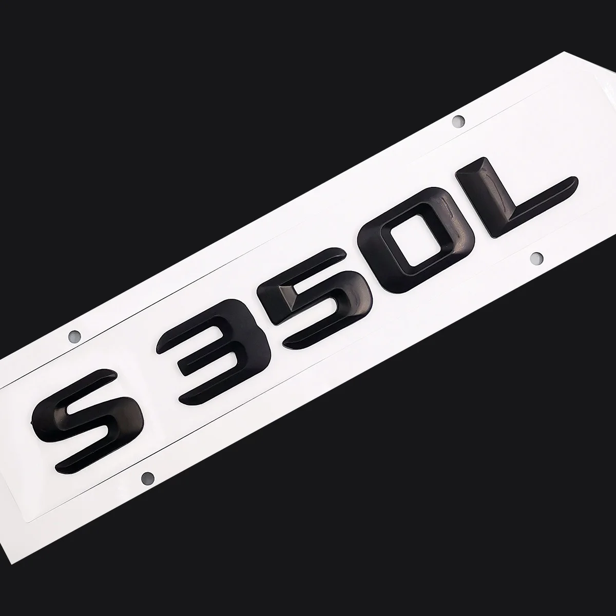 Оригинальный размер 1:1 эмблема заднего хвоста автомобиля с номером буквы стикер