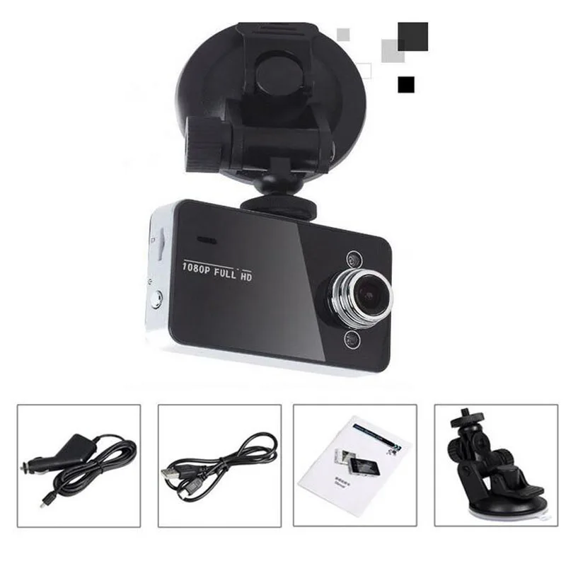 Новый Автомобильный видеорегистратор 2 4 дюйма Full HD 1080P видеокамера акселерометр