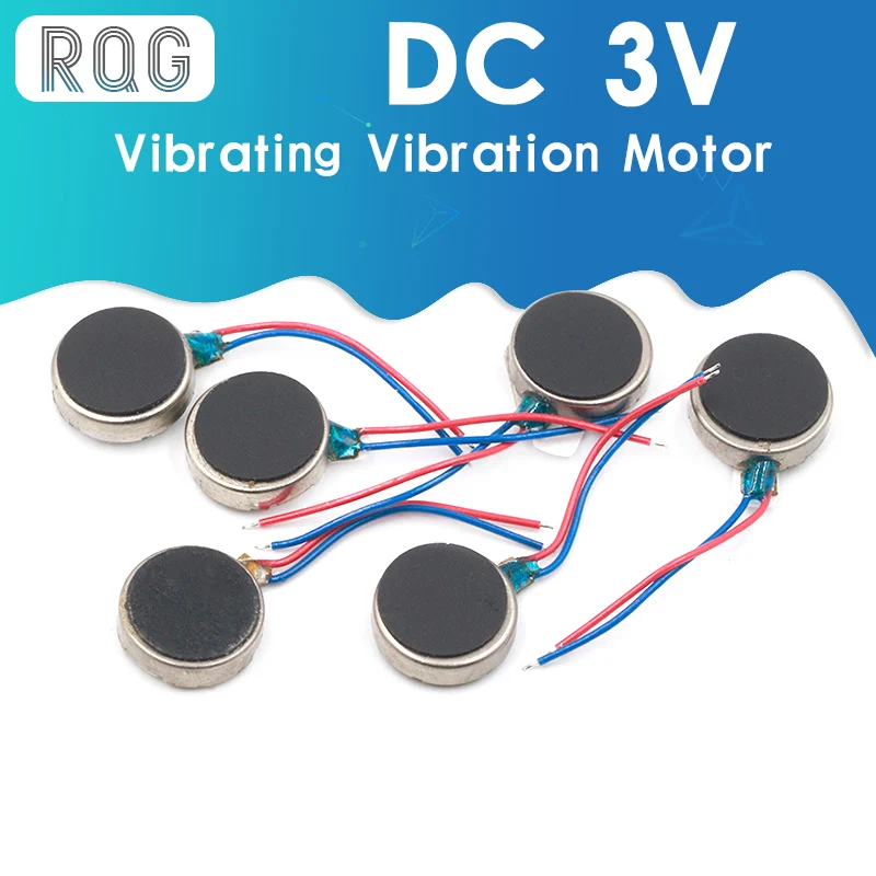10x DC 3V 70mA 12000 RPM для телефона монета плоская Вибрация двигателя двигатель G08 Прямая