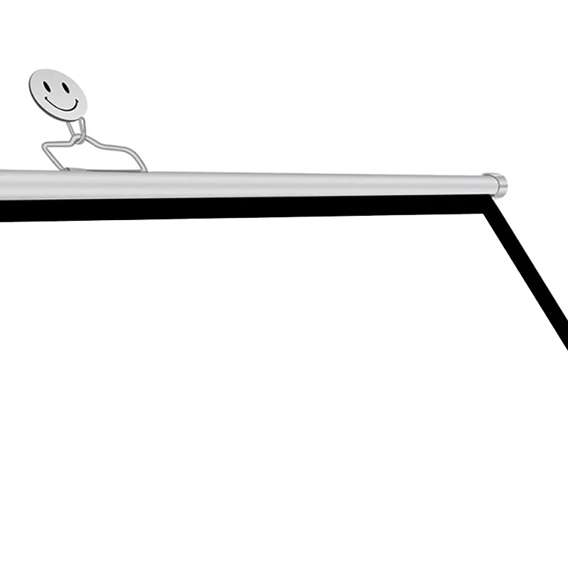 Thinyou матовый белый ткань волокно Стекло 60 дюймов 4:3 проектор экран HD для домашнего