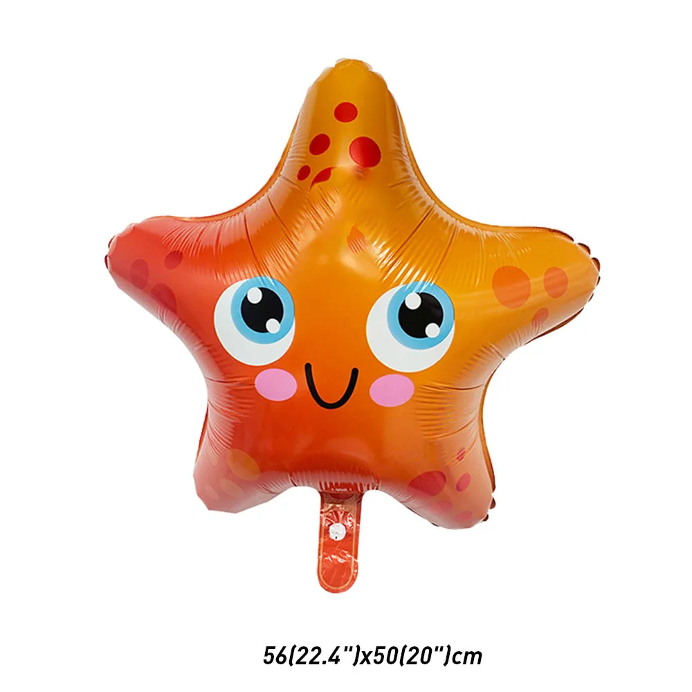 50 шт. 1st Фольга океан Животные Количество воздушных шаров морской рыбы воздушные