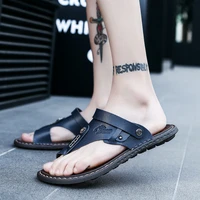2021 new microfiber leather shoes summer tripple non slip outdoor slippers casual flip flops leisure breathable designersandals