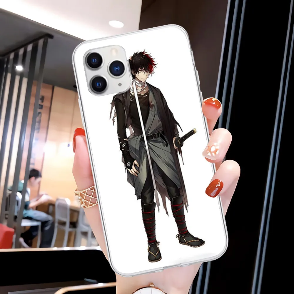 

Luxury Katana Anime Transparent Mobile Phone Cover Clear Case For Samsung Galaxy A21S A71 S8 S9 S10 Plus Lite S20 Note 20 Ultra